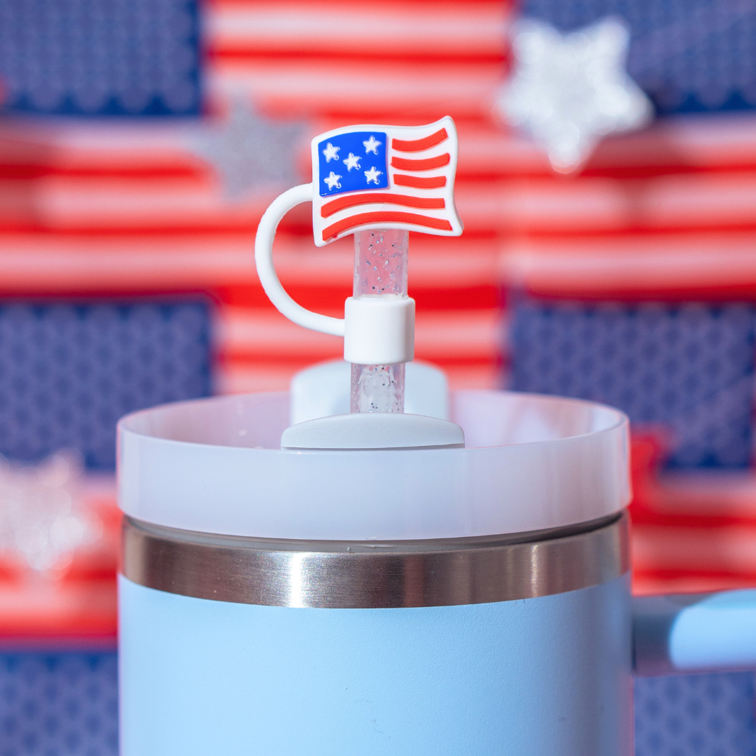 Liberty & Love Straw Topper 4-Pack