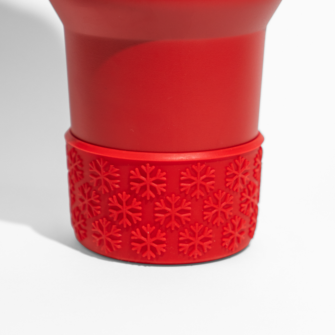 Red Snowflake Bottle Boot
