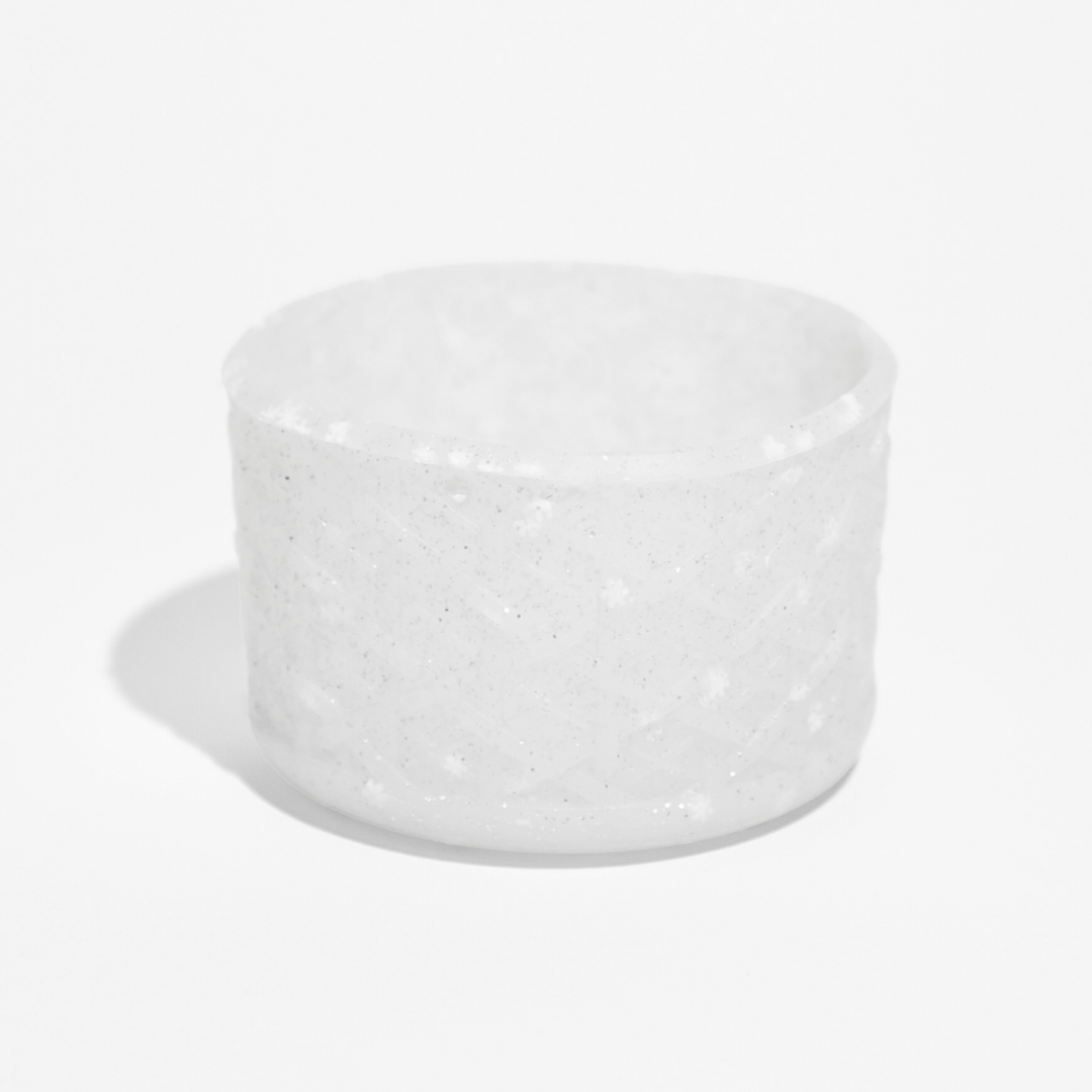 White Snowflake Bottle Boot