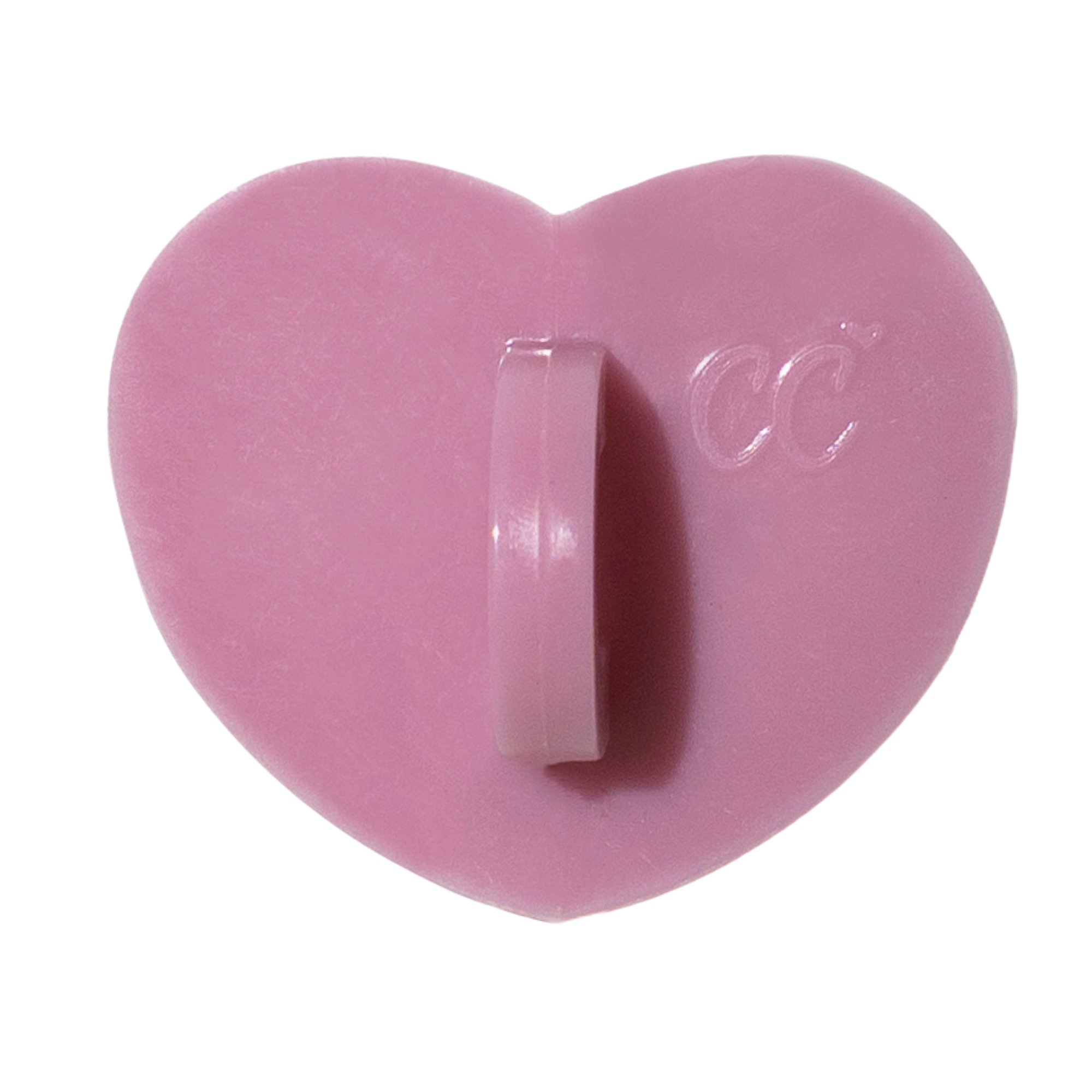 Light Pink Heart Stick-On Hook