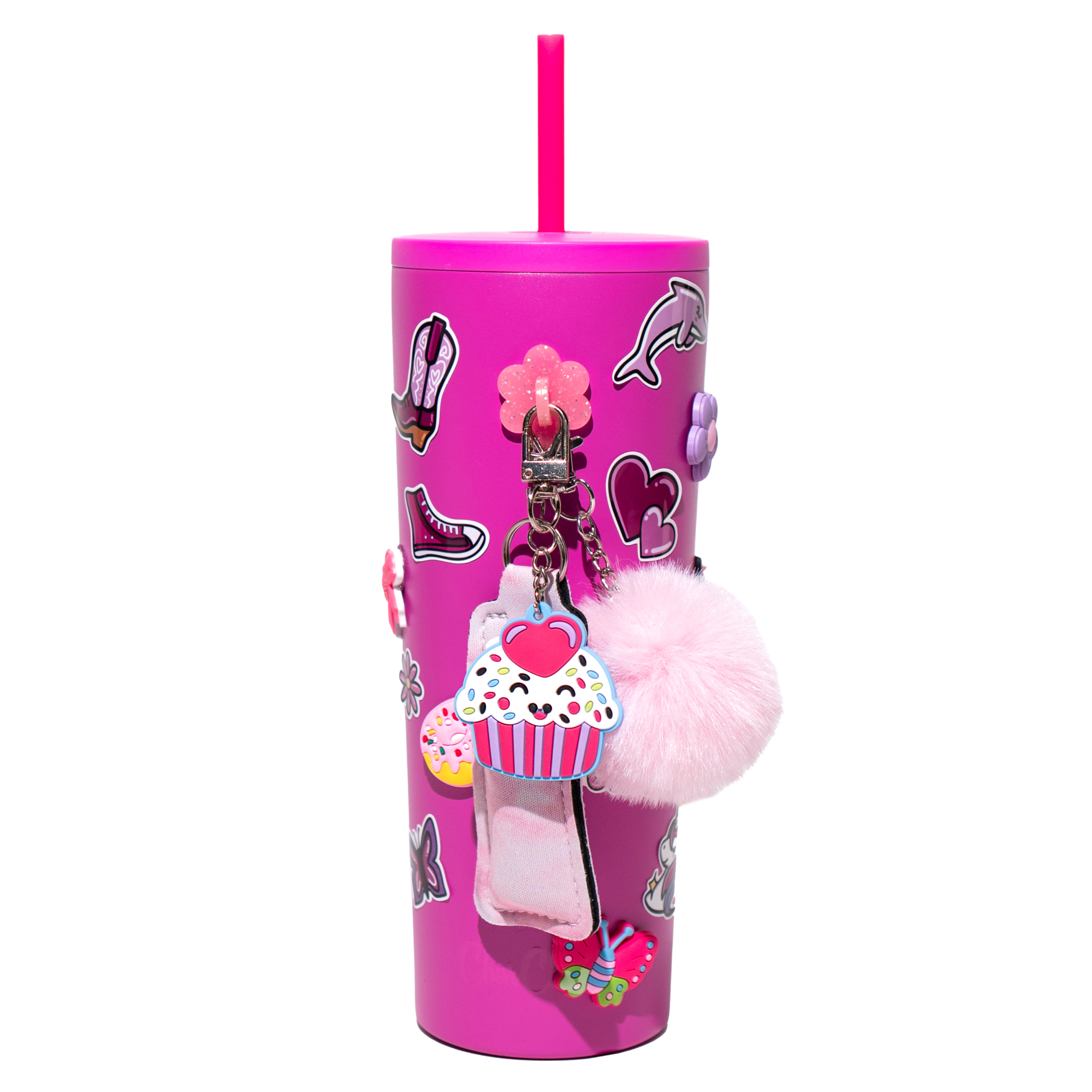Girly Pink Bundle + Hot Pink 24oz Tumbler