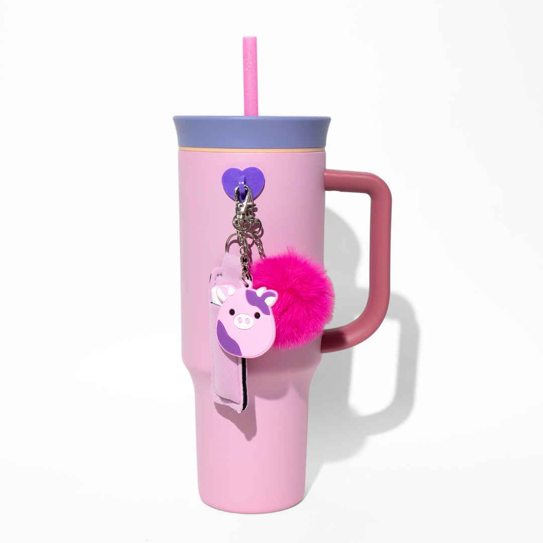 LiQunSweet 3 Pcs Cup Charms - DIY Handle Charms For Mugs, Bottles, Keychains, Cactus & Tropical Designs