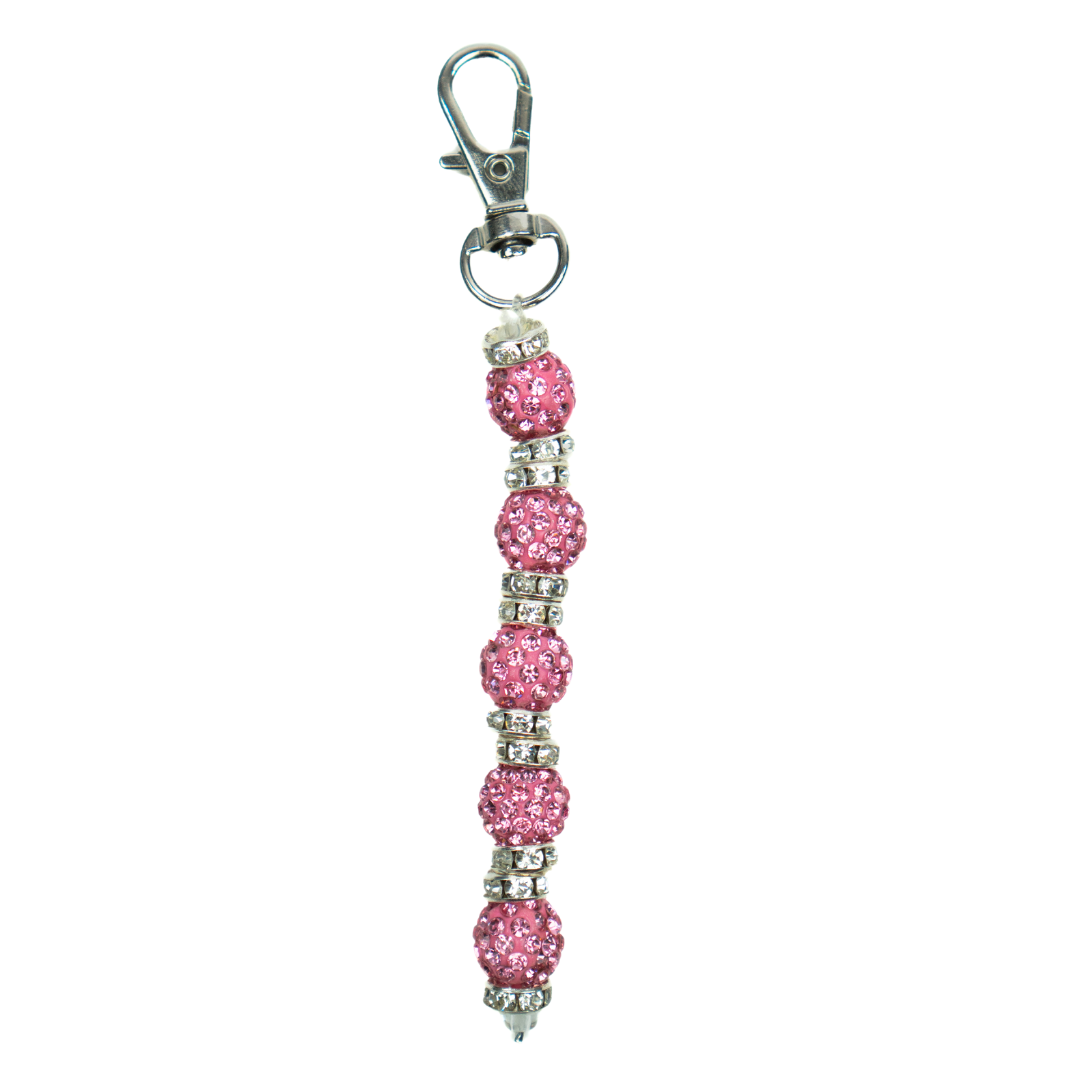 Pink Bling Bead Charm