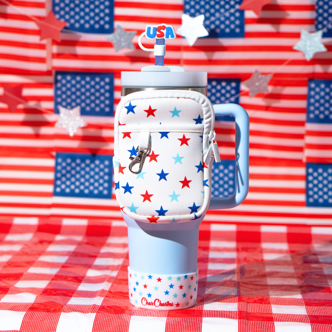 Star-Spangled Bottle Pouch
