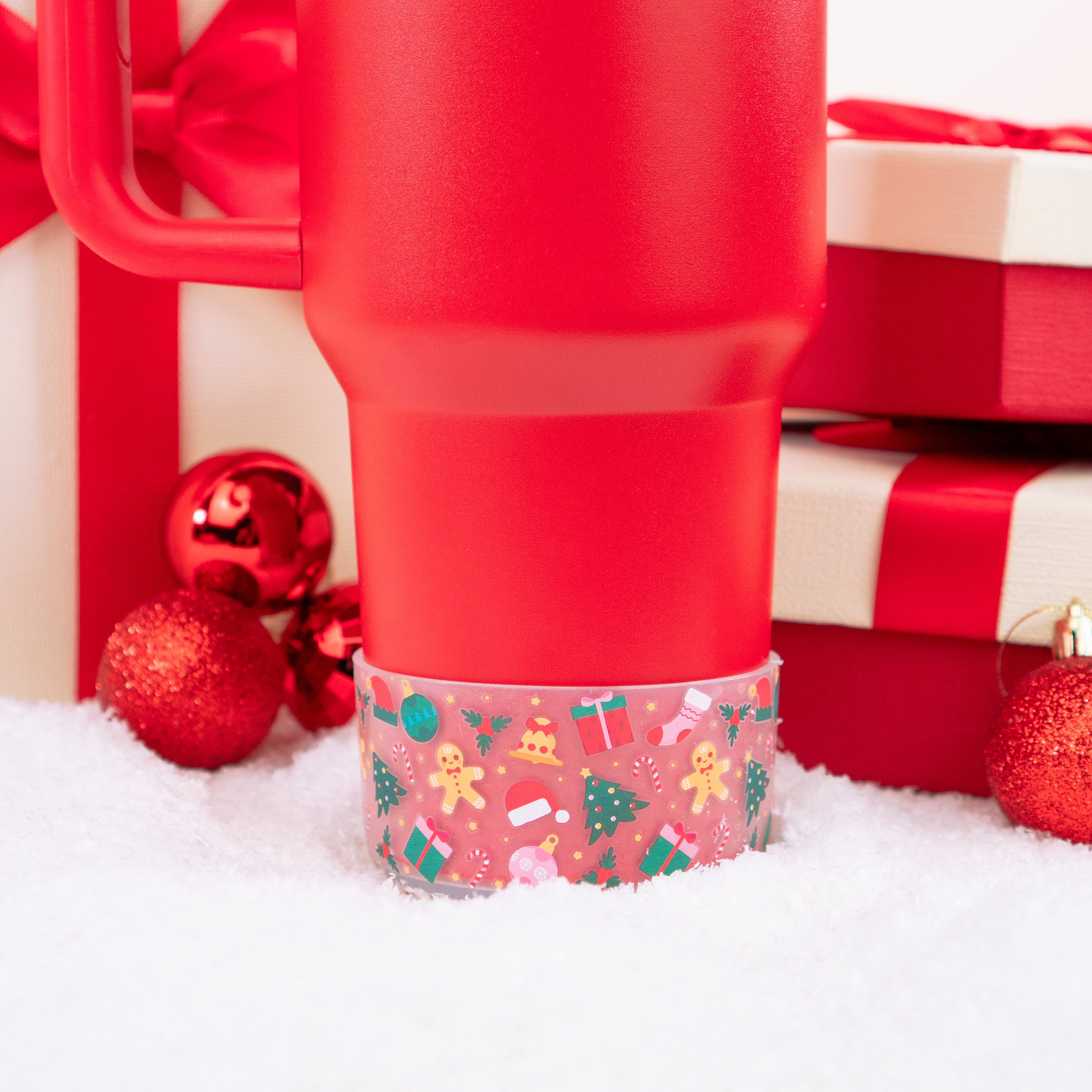 Clear Christmas Bottle Boot