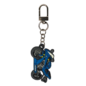 Blue Motorcycle Charm