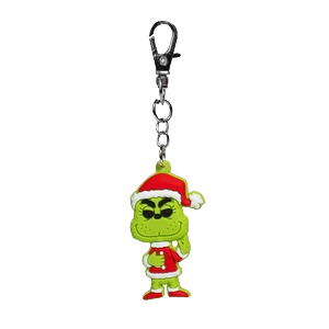 Christmas Grouch Rubber Charm