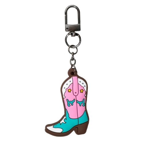 Colorful Cowgirl Boot Charm