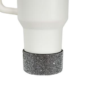 Crystal Rhinestone Tumbler Boot Black