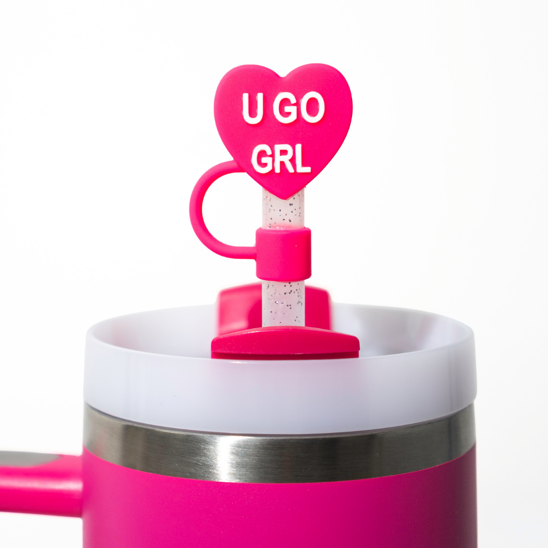 You Go Girl! Straw Topper