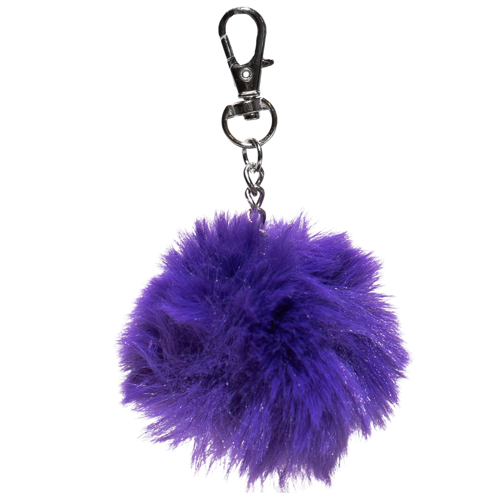 Purple Pom-Pom Charm