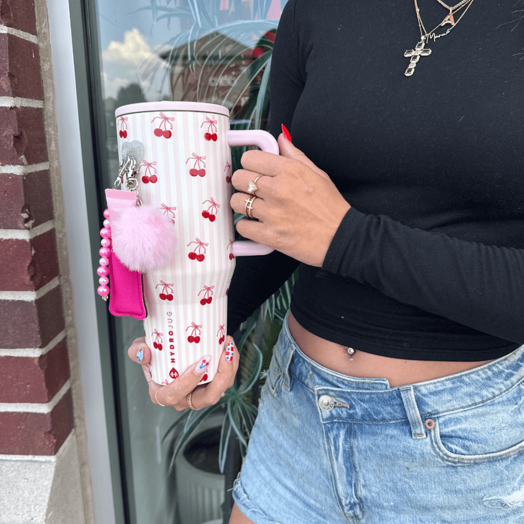 Hot Pink Lip Gloss Holder