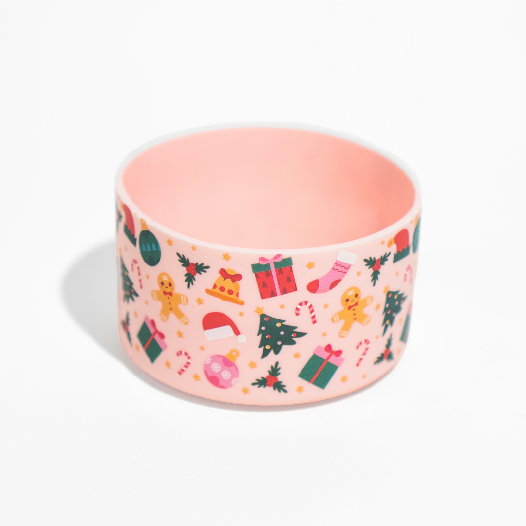 Pink Christmas Bottle Boot