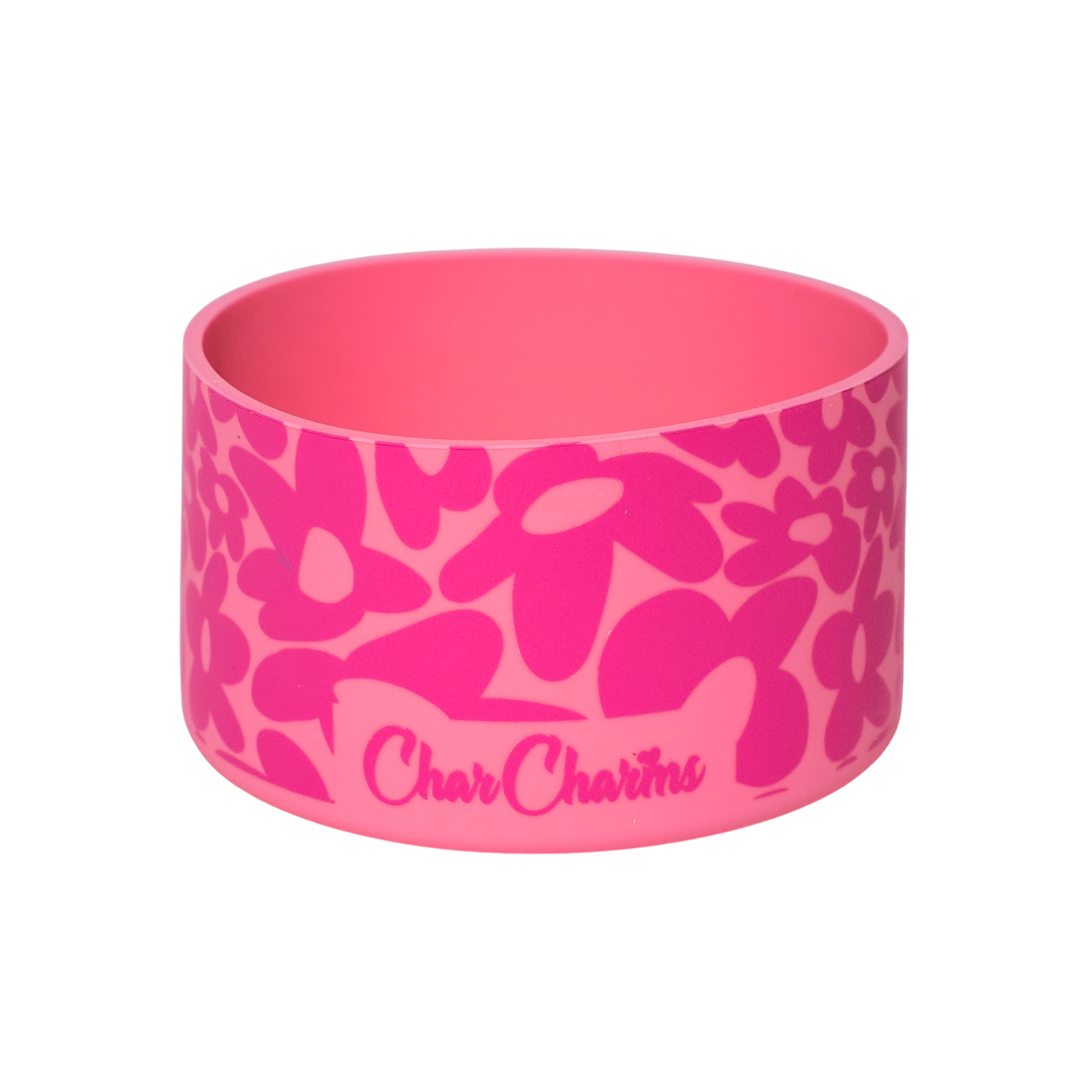 Pink Groovy Flower Bottle Boot