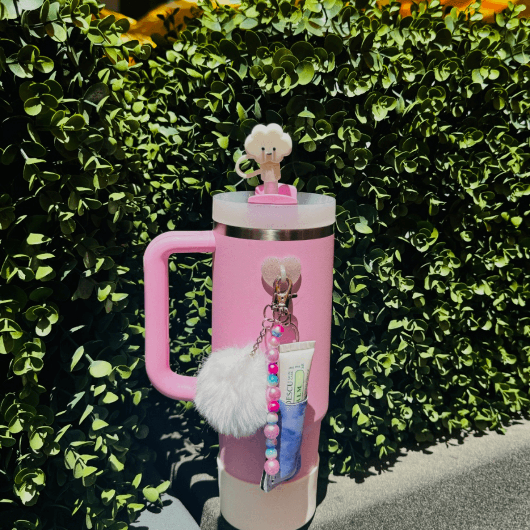 Blue Marble Lip Gloss Holder