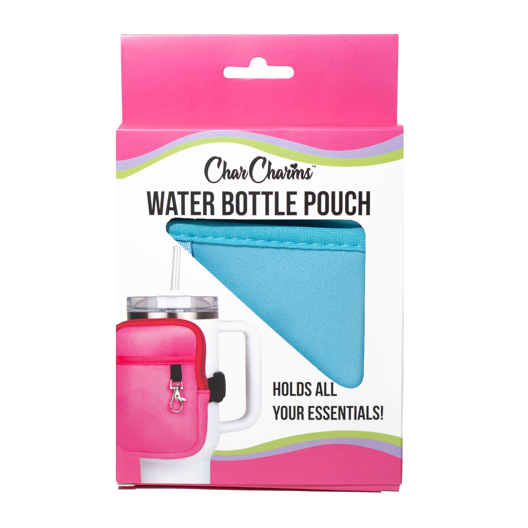 Light Blue Bottle Pouch