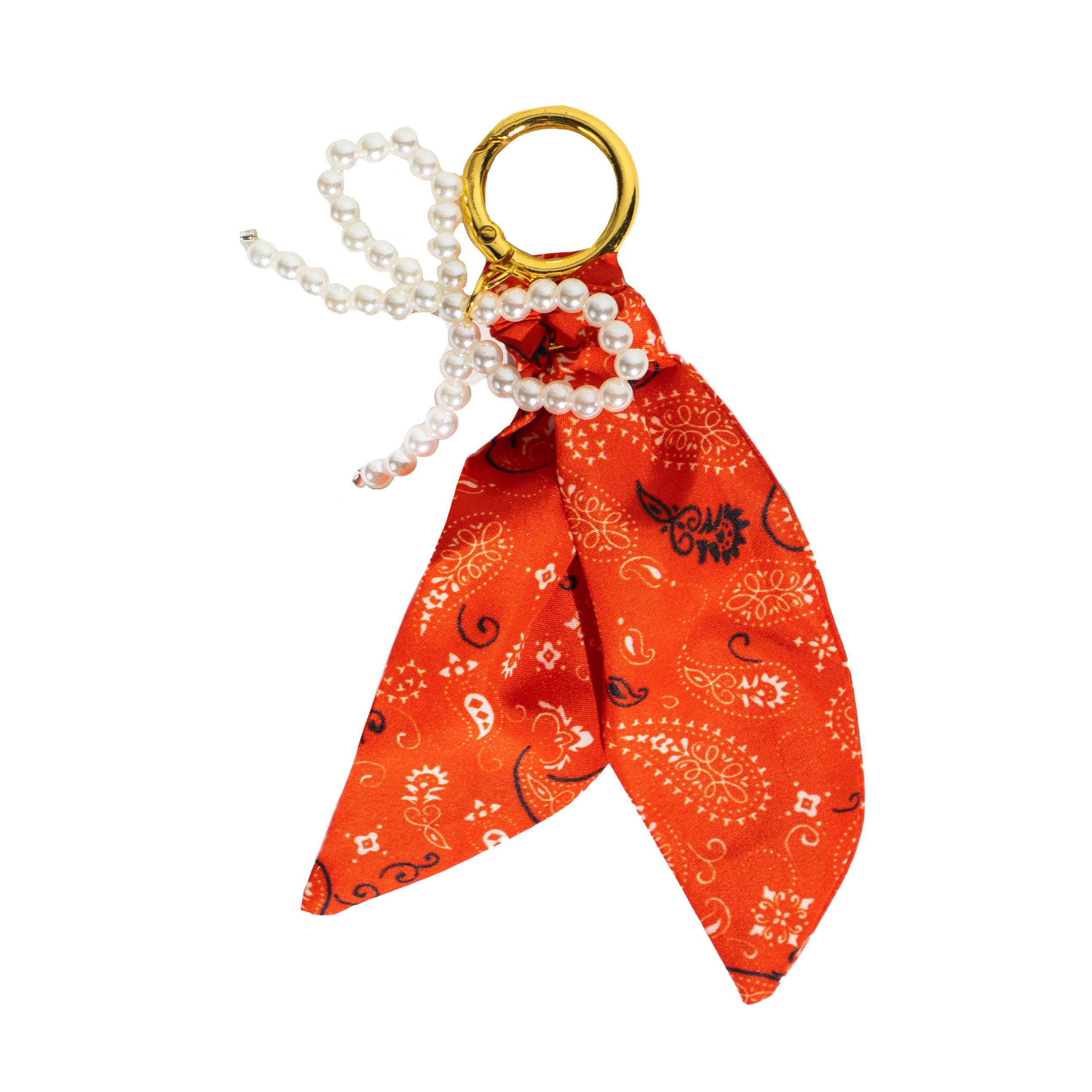 Red Bandana Bag Charm