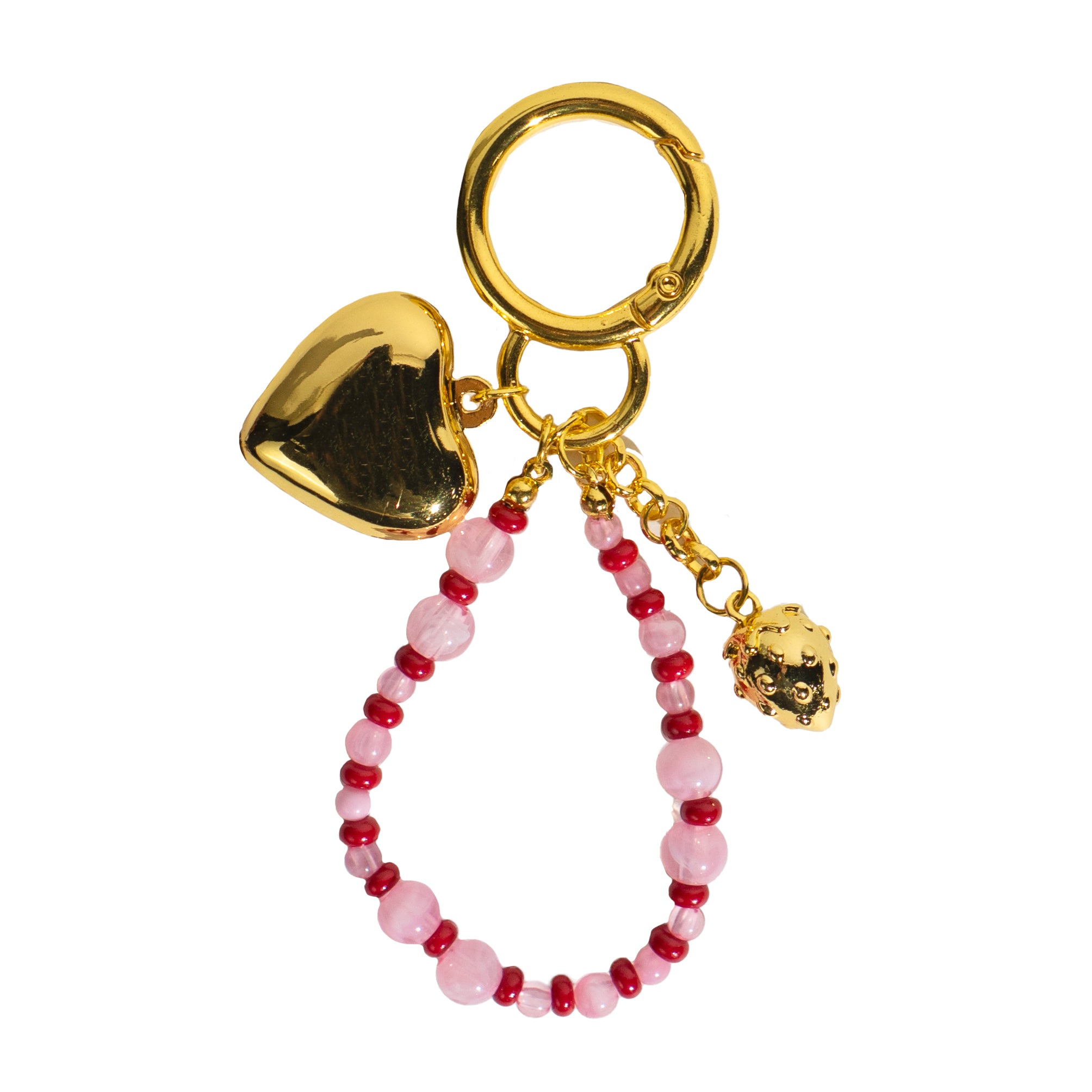 Heart of Gold Bag Charm