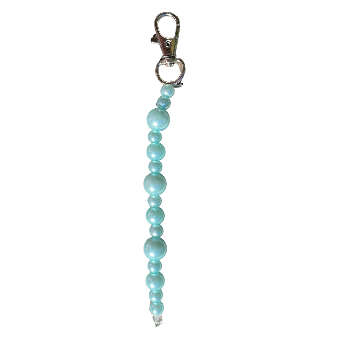 Light Blue Pearl Bead Charm