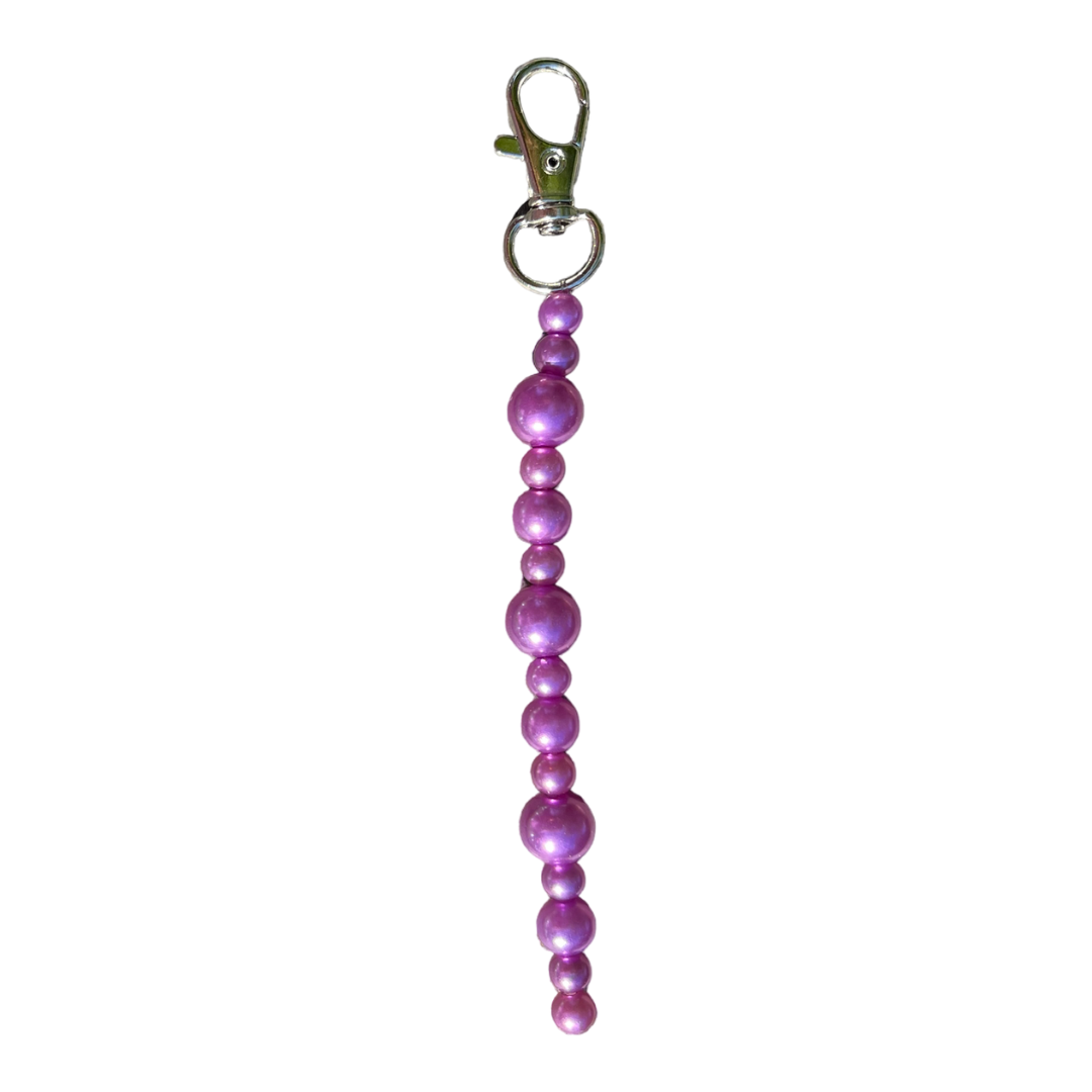 Purple Pearl Bead Charm