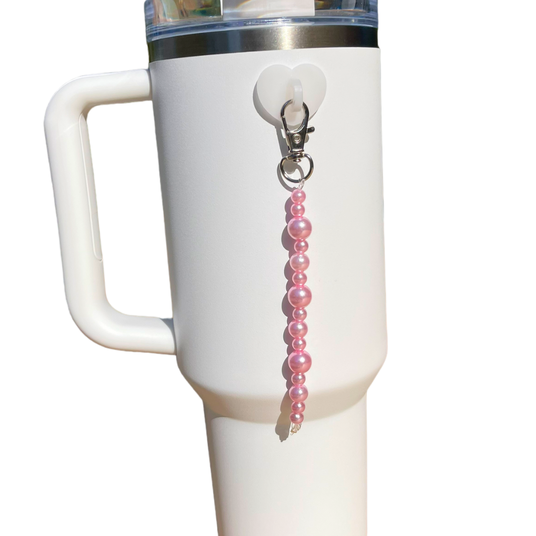 Light Pink Pearl Bead Charm