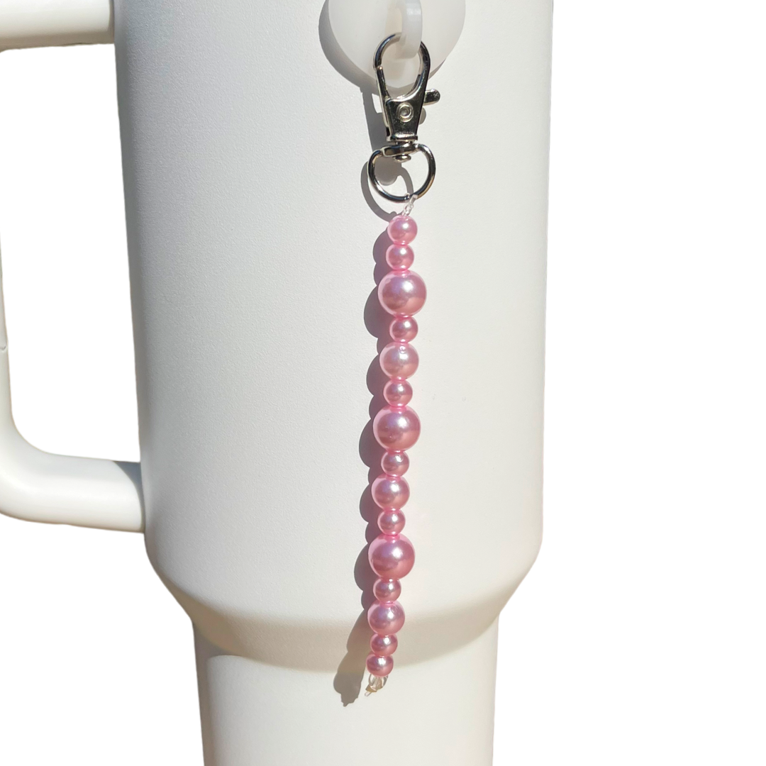 Light Pink Pearl Bead Charm