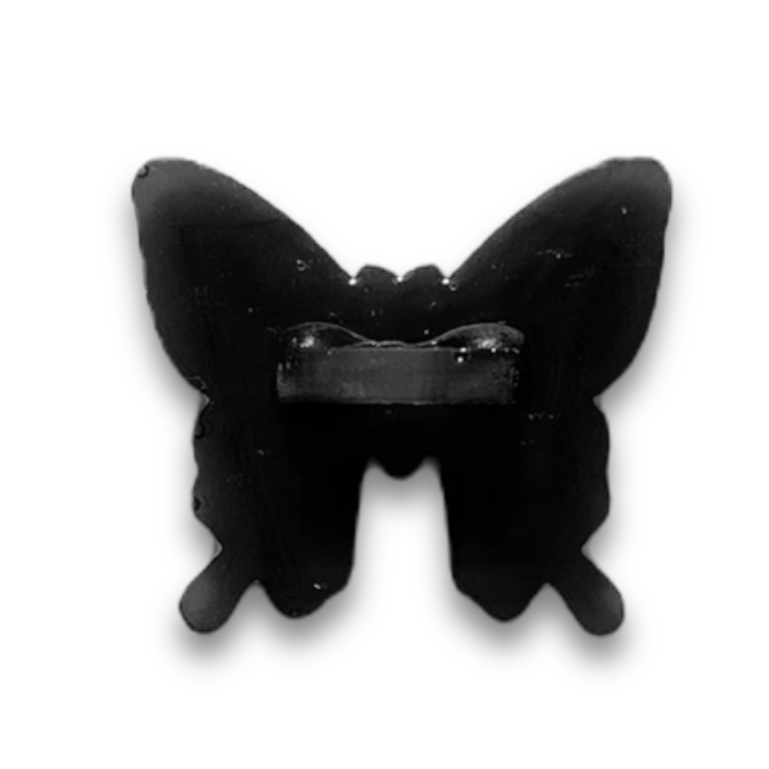Black Butterfly Water Bottle Stick-On Hook