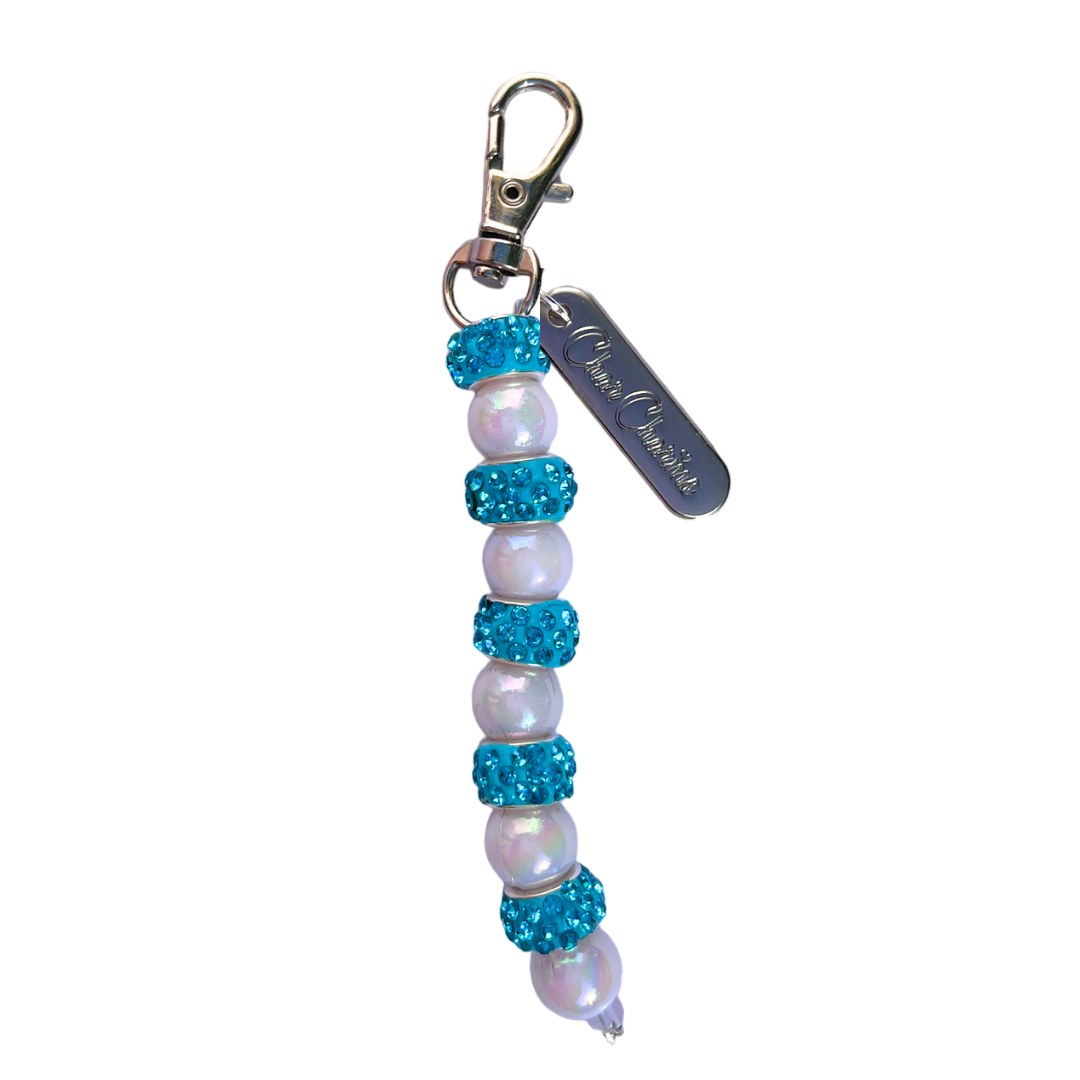 Blue Bling Bead Charm