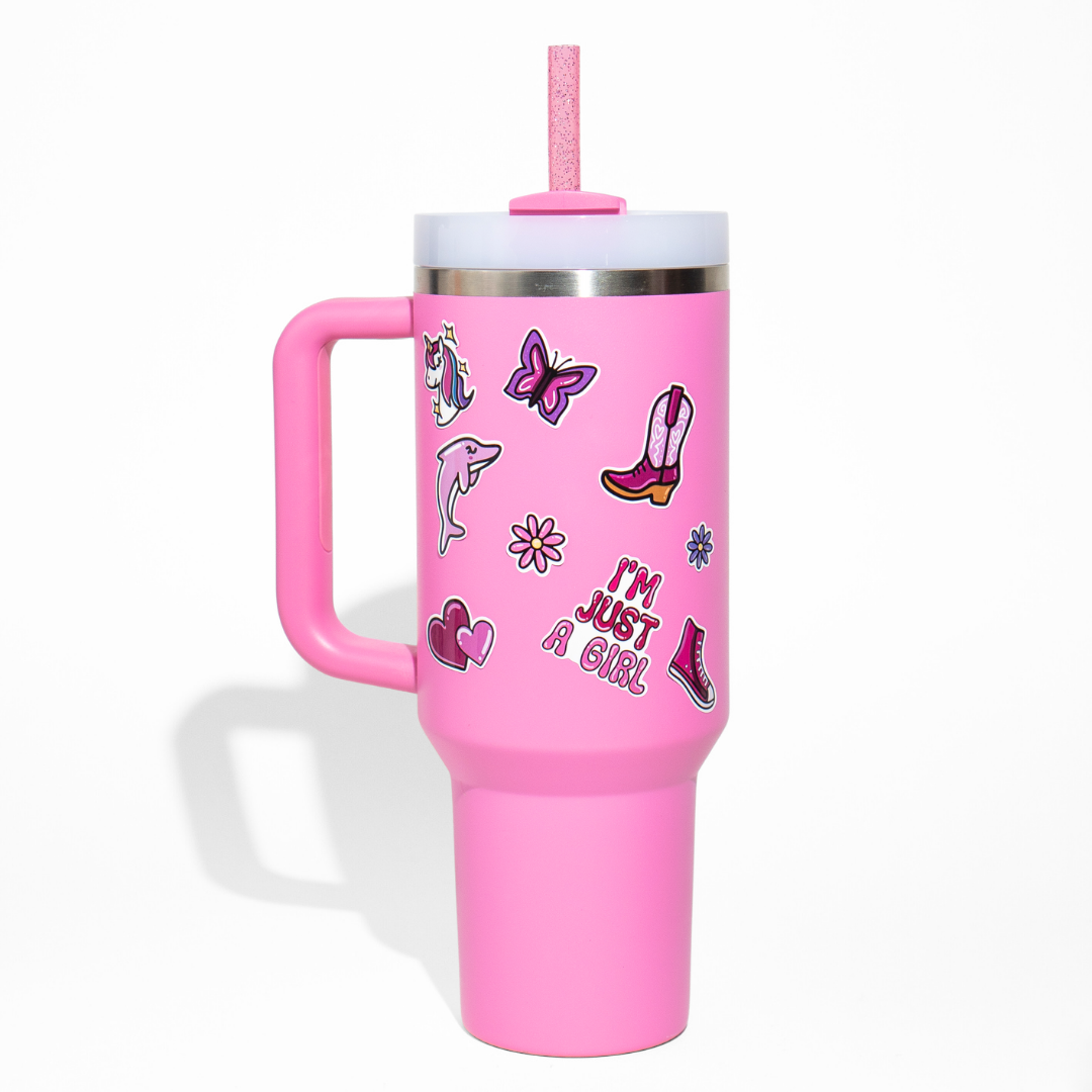 I'm Just A Girl Stickers