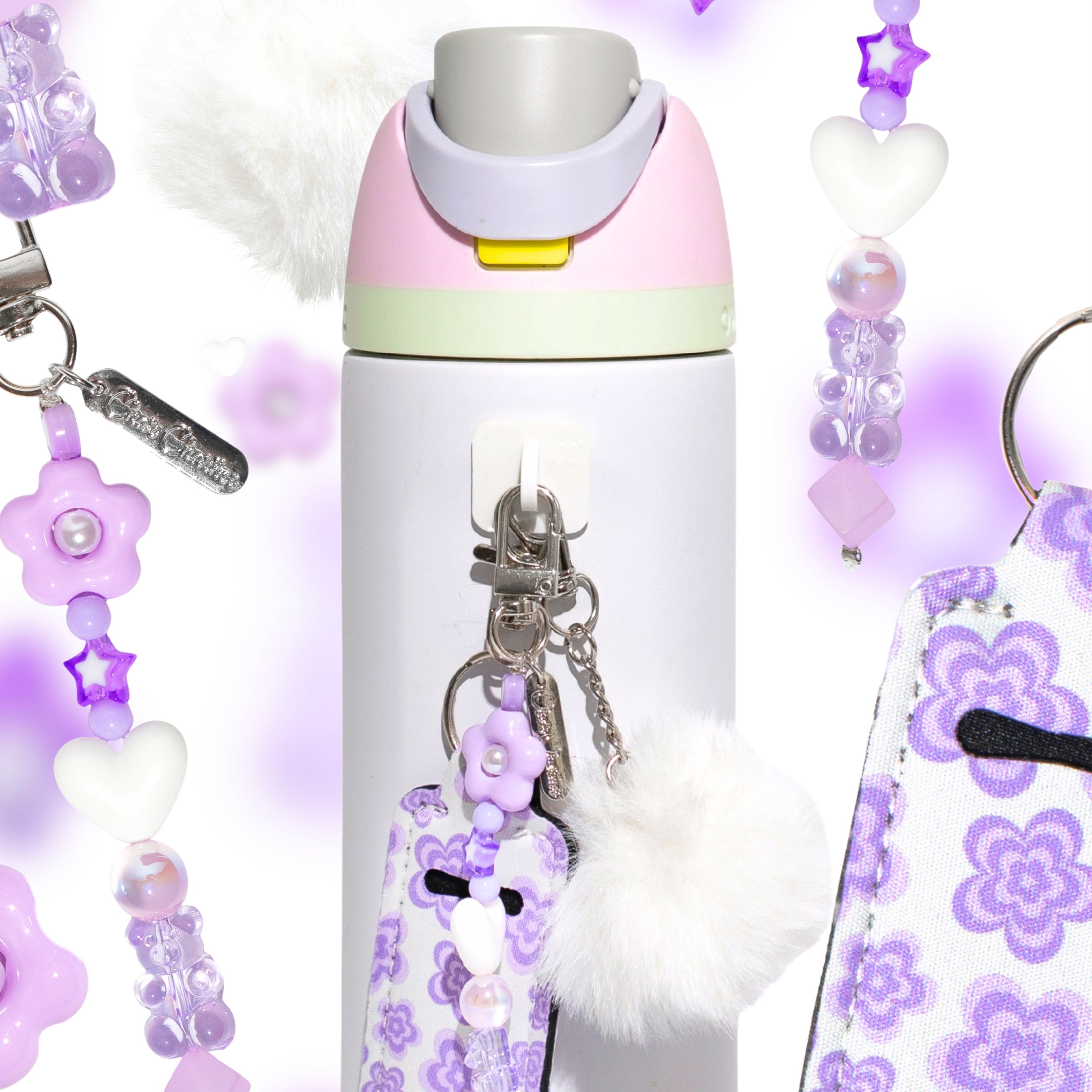 Purple Bloom Charm Bundle