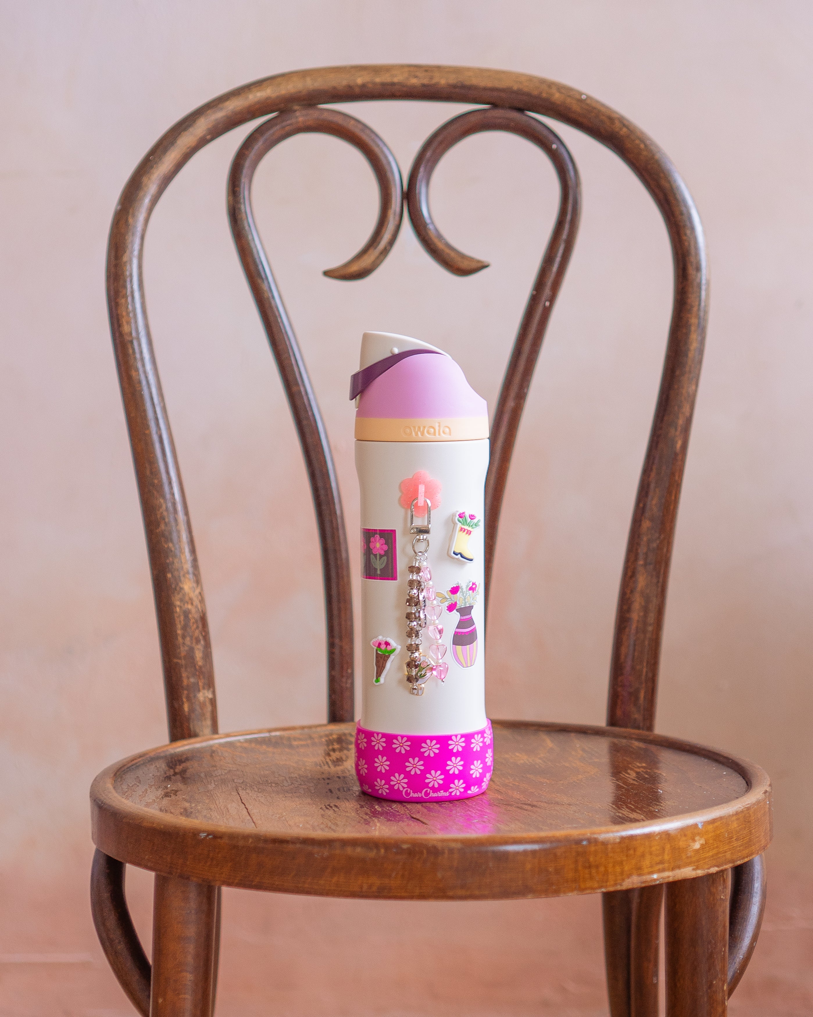 Pink Daisy Bottle Boot