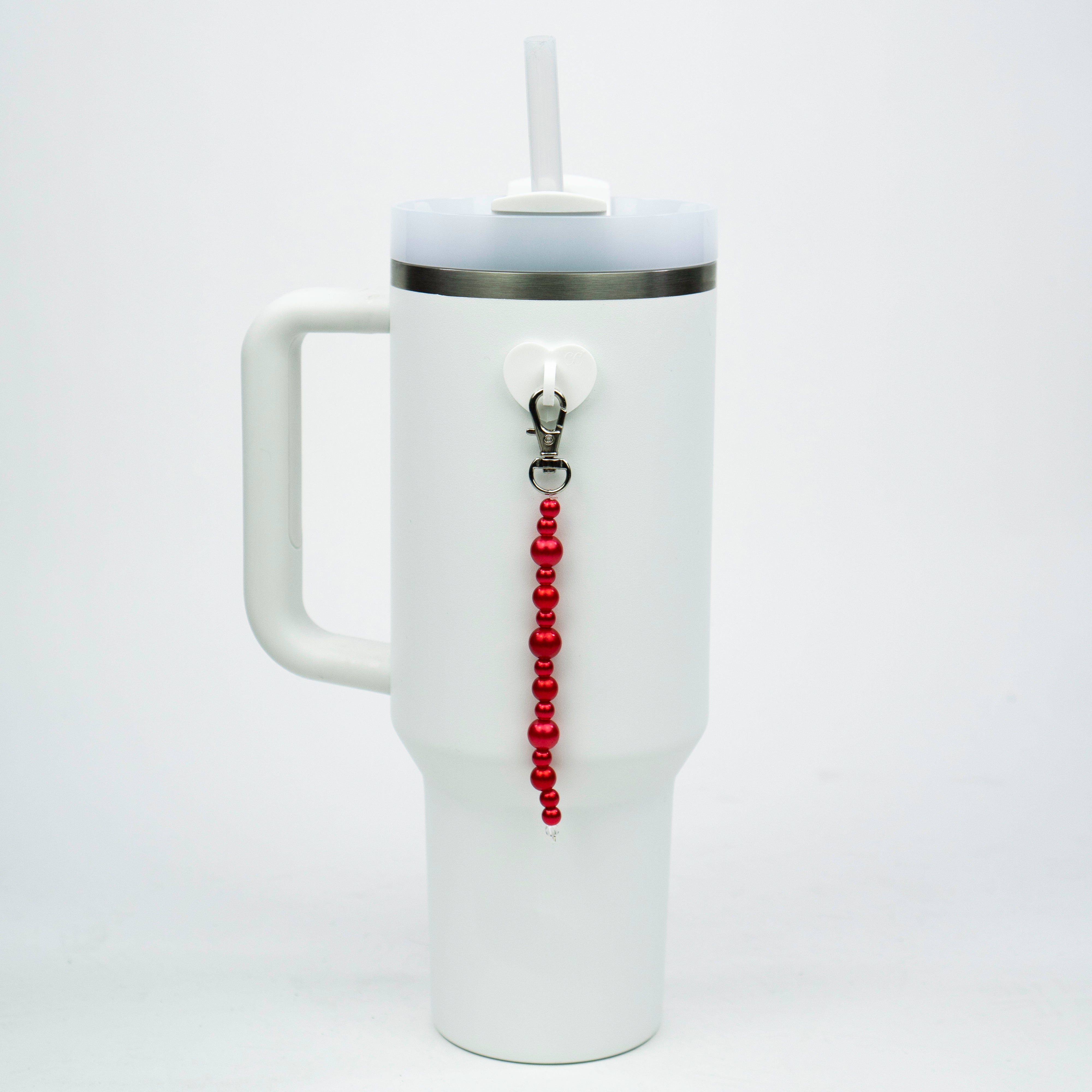 Red Pearl Bead Charm