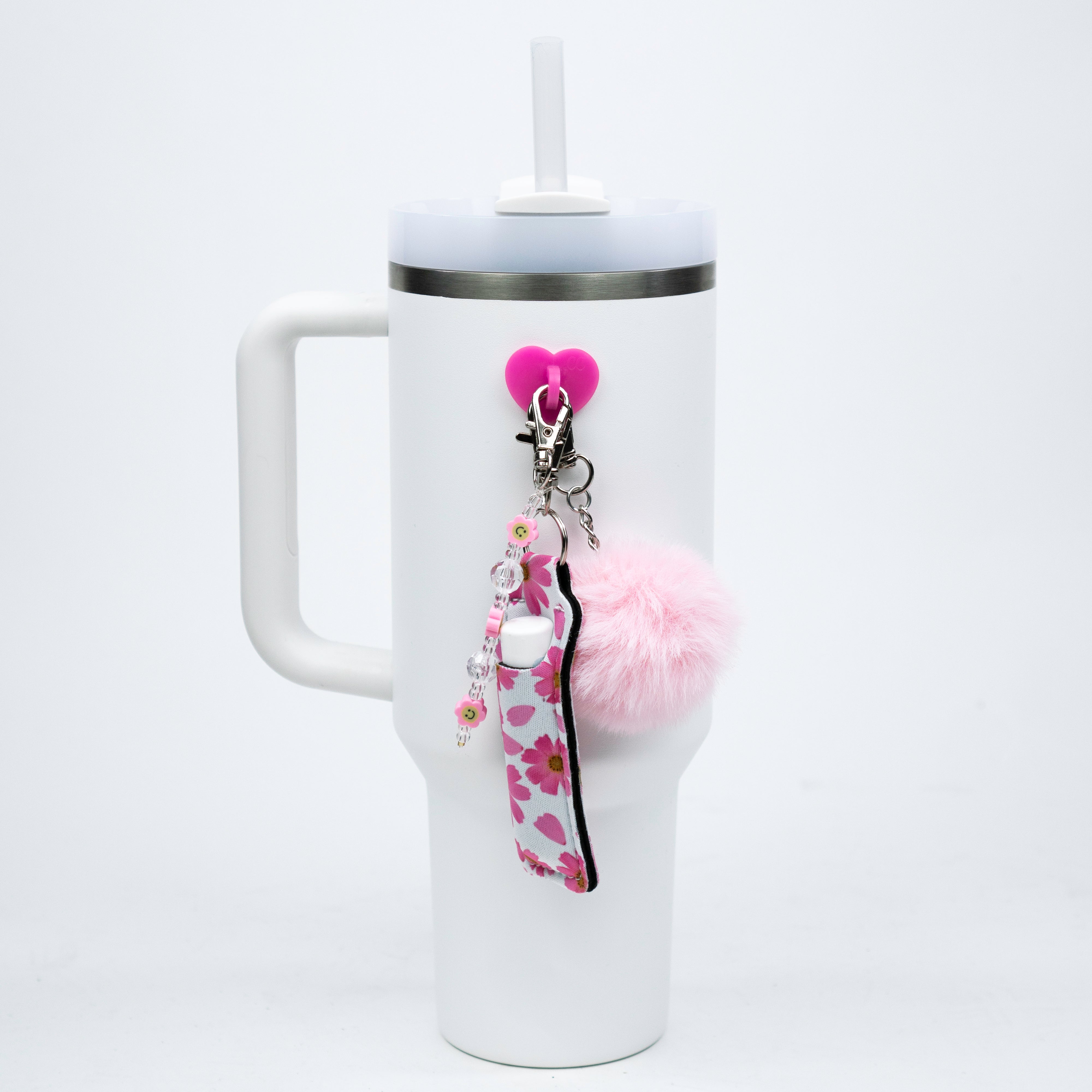 Hot Pink Heart Stick-On Hook
