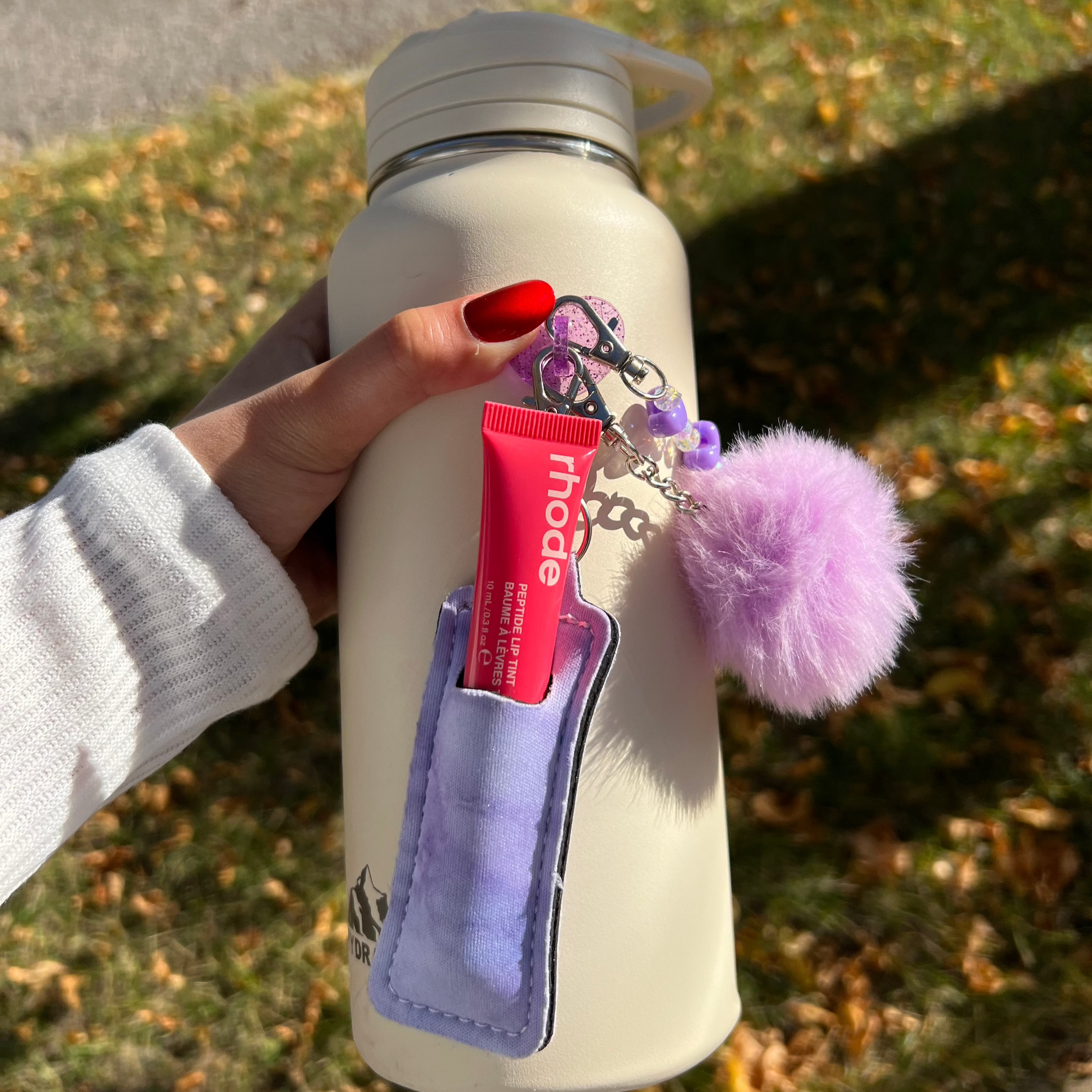 Purple Marble Lip Gloss Holder