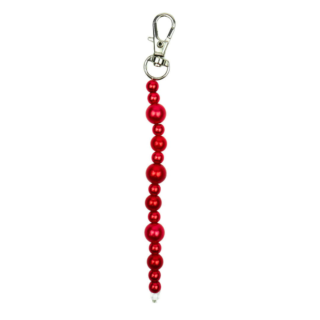 Red Pearl Bead Charm