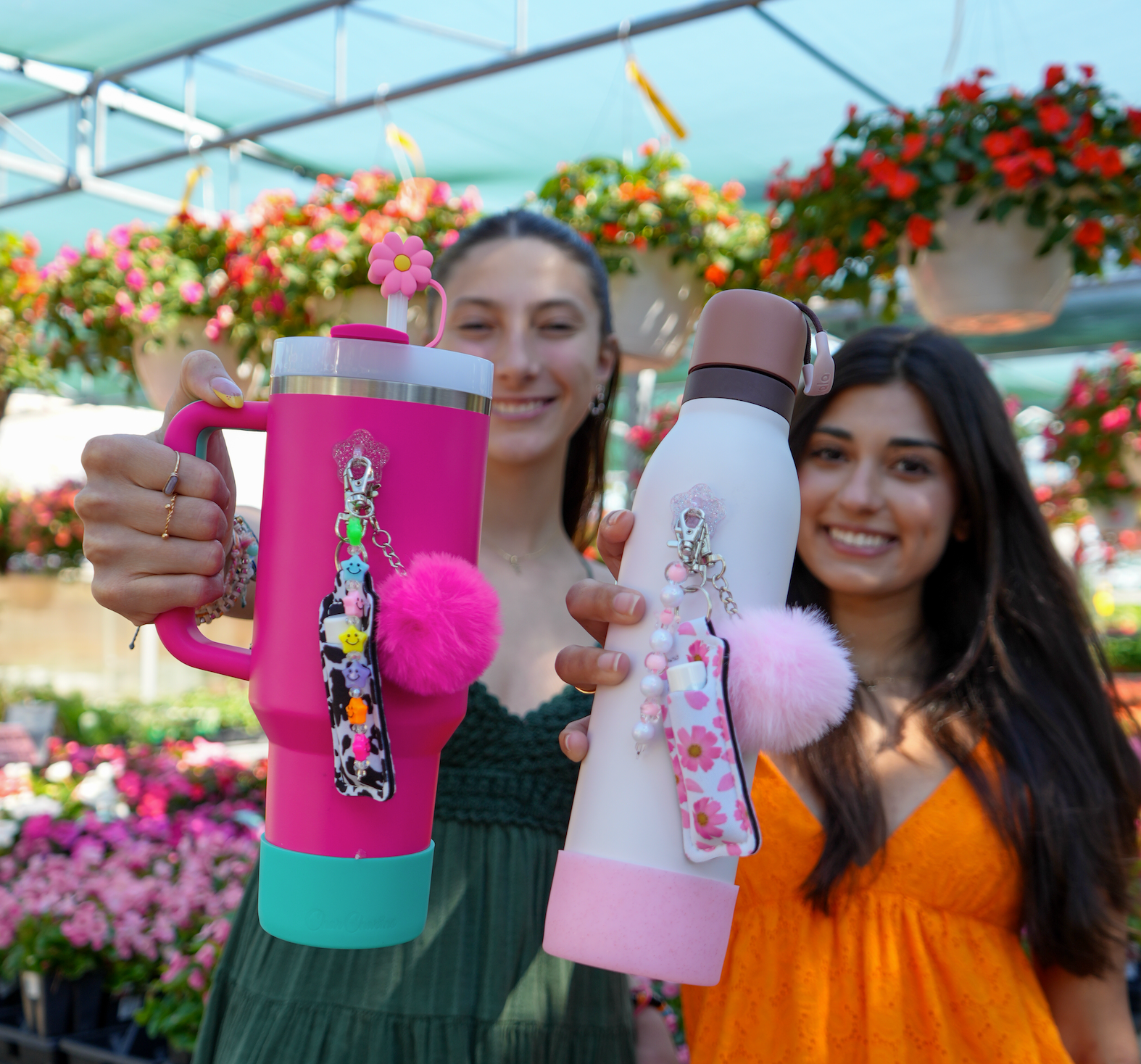Floral Lip Gloss Holder