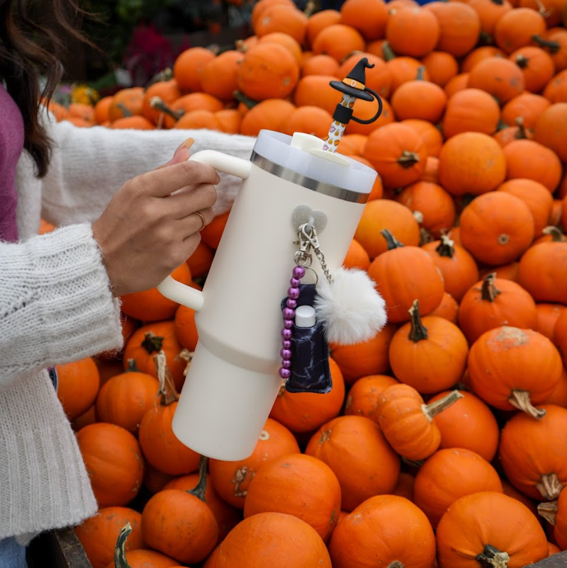 Purple Pearl Bead Charm