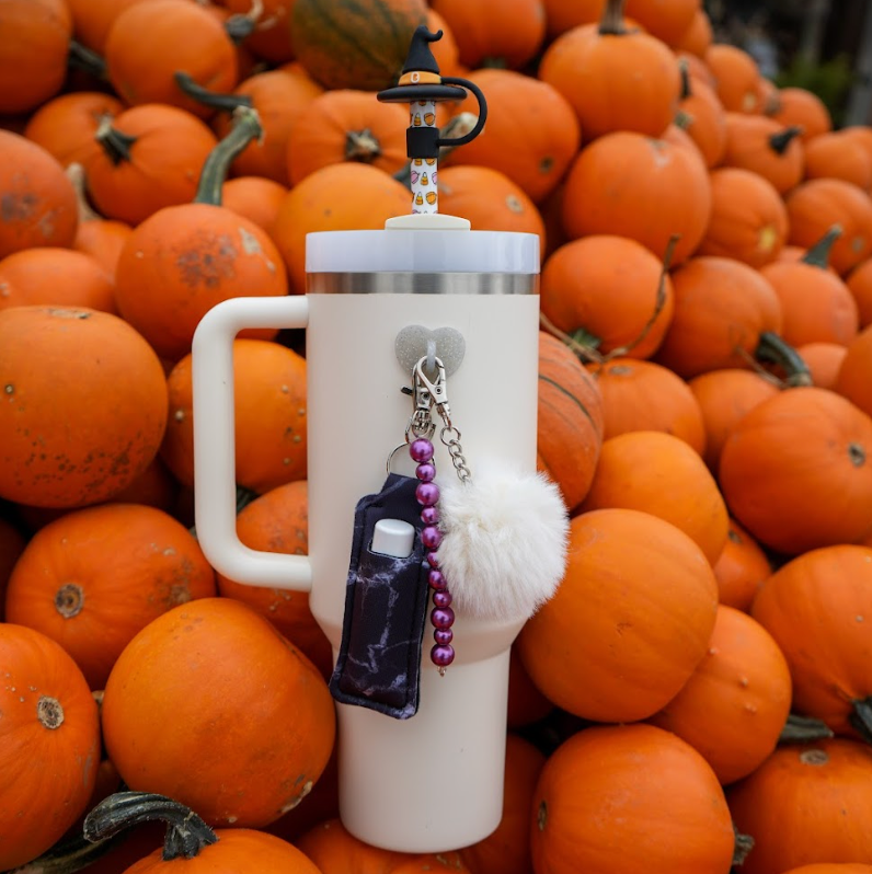 Purple Pearl Bead Charm