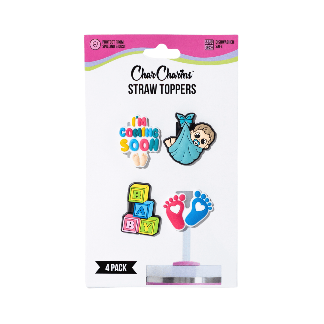 Baby on Board Straw Toppers | | CharCharms Accessories