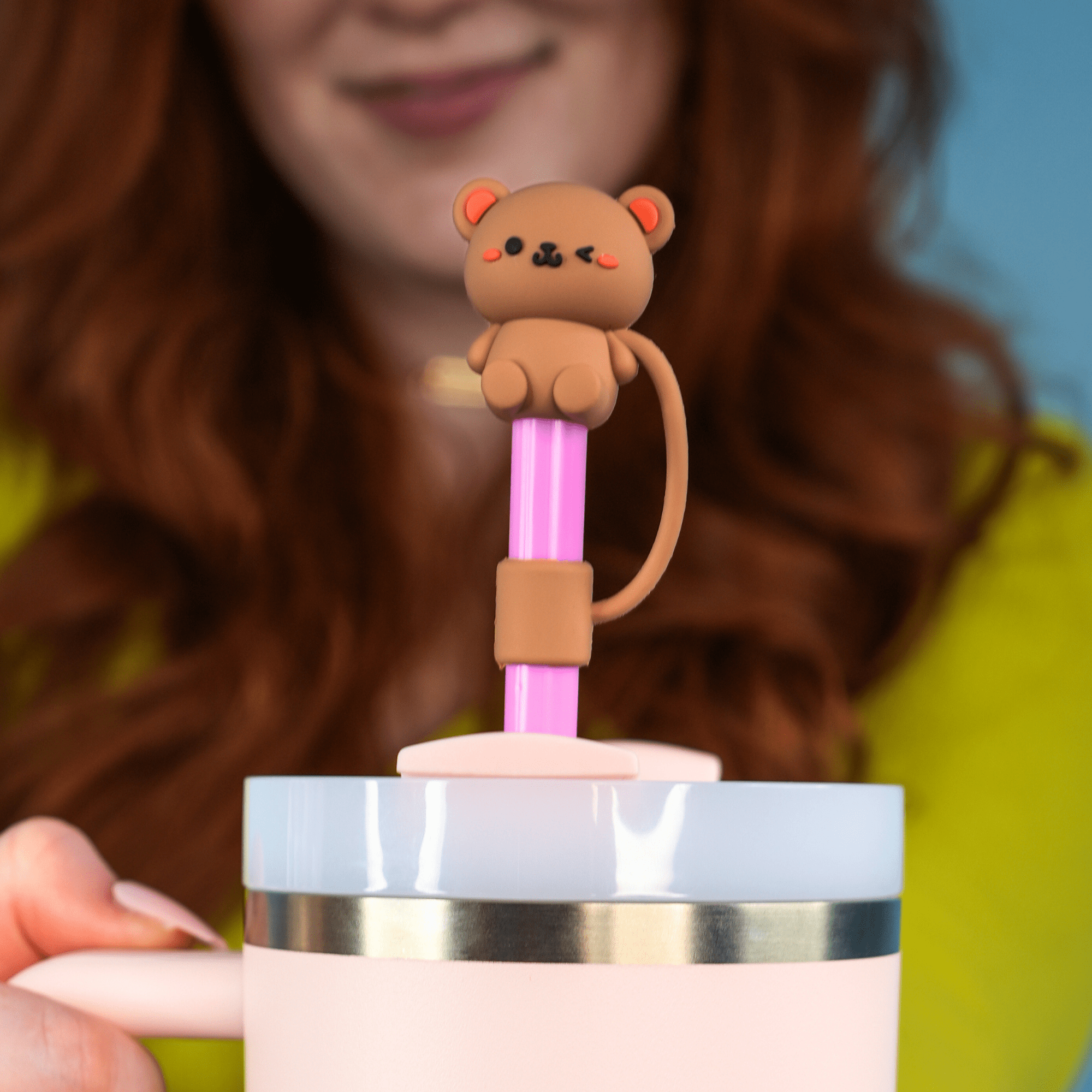 Bear Straw Topper | | CharCharms Accessories