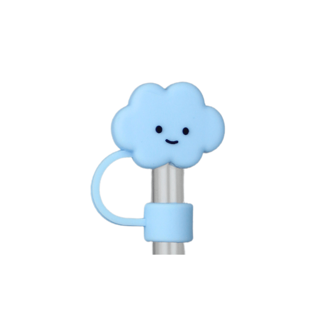 Blue Cloud Straw Topper | | CharCharms Accessories