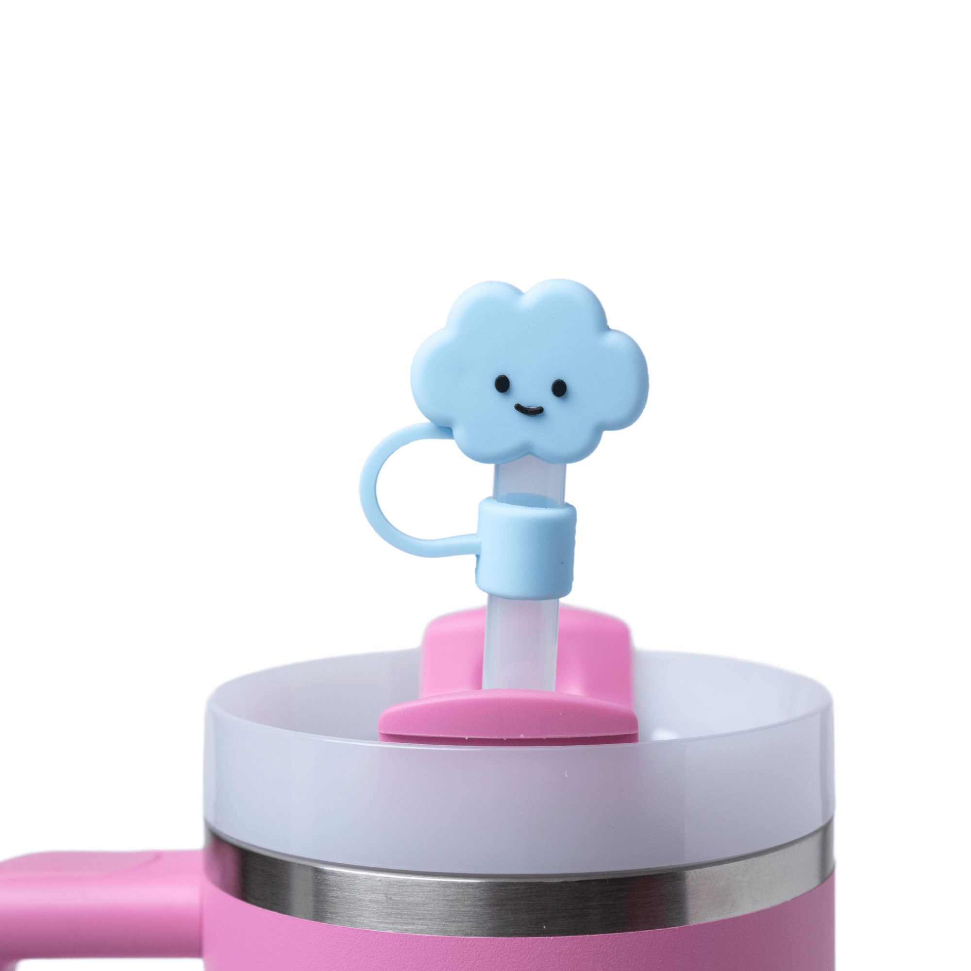 Blue Cloud Straw Topper | | CharCharms Accessories