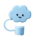 Blue Cloud Straw Topper