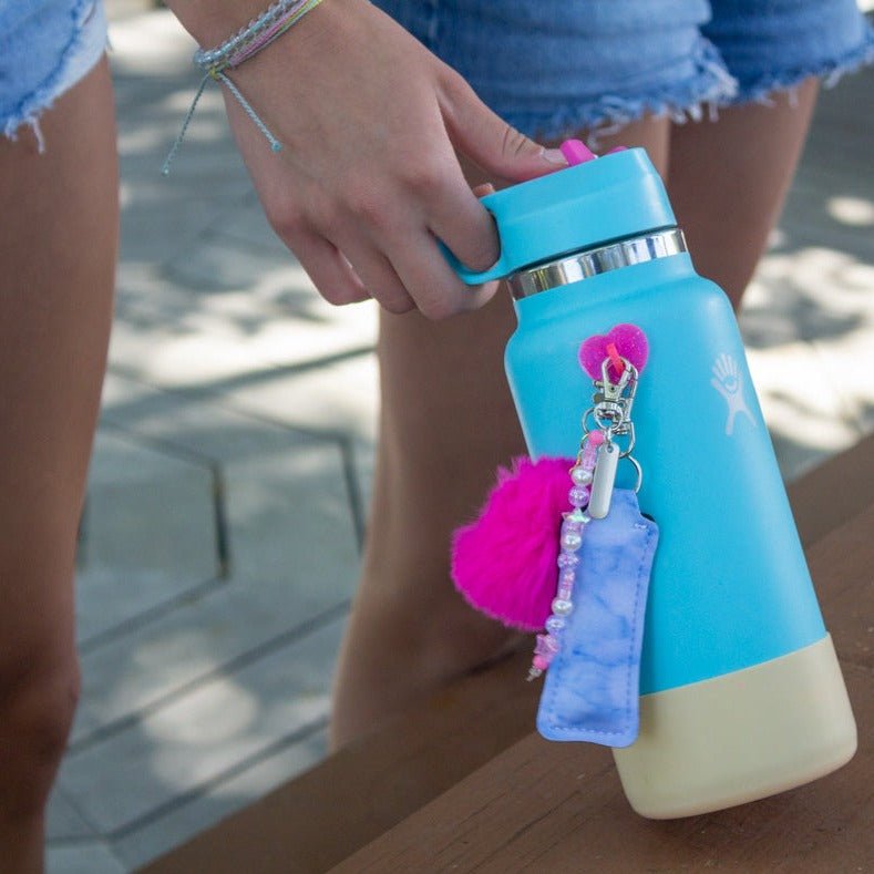 Blue Marble Lip Gloss Holder | | CharCharms Accessories