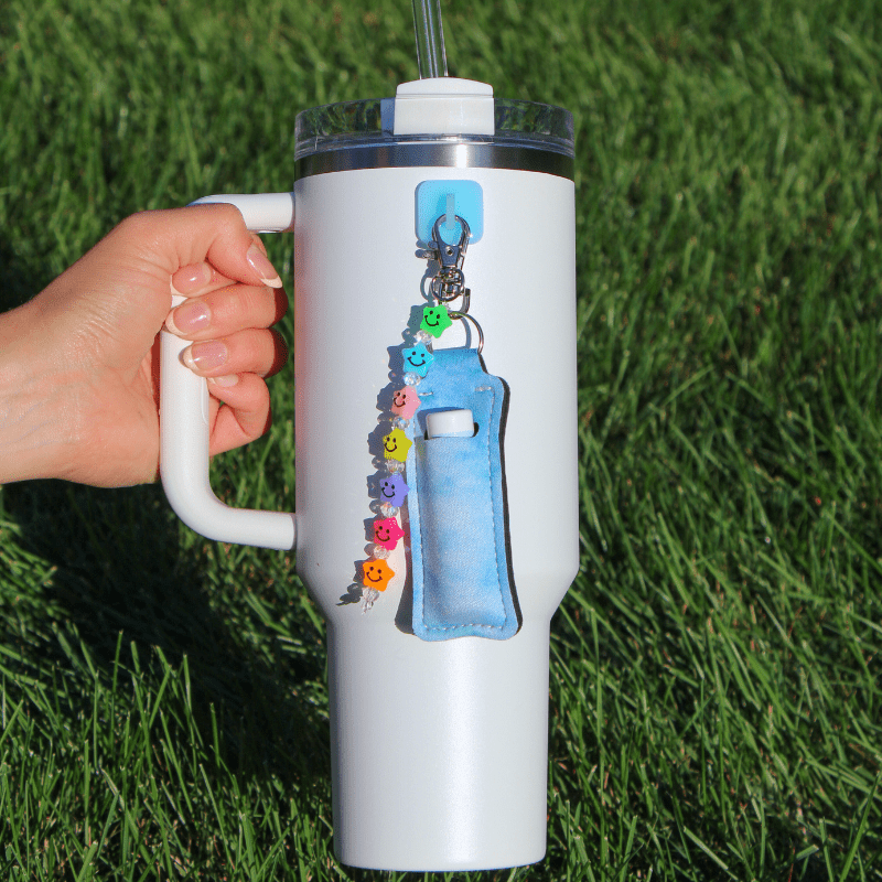 Blue Marble Lip Gloss Holder | | CharCharms Accessories