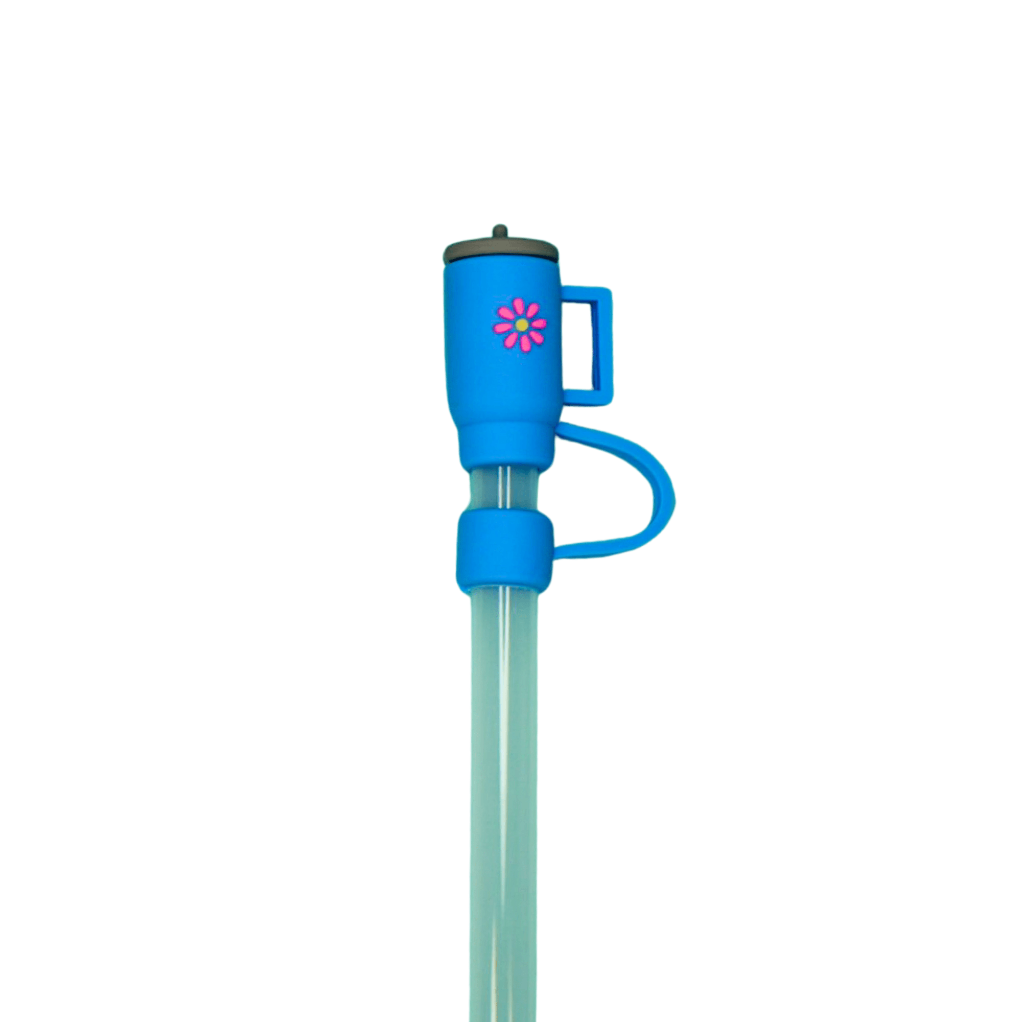 Blue Tumbler Straw Topper | | CharCharms Accessories