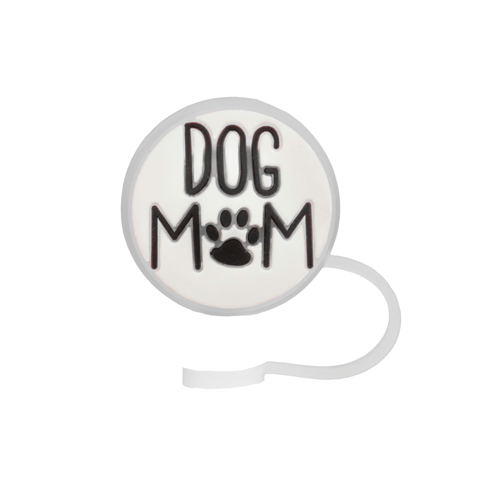 Dog Mom Straw Topper (Lighted) | | CharCharms Accessories