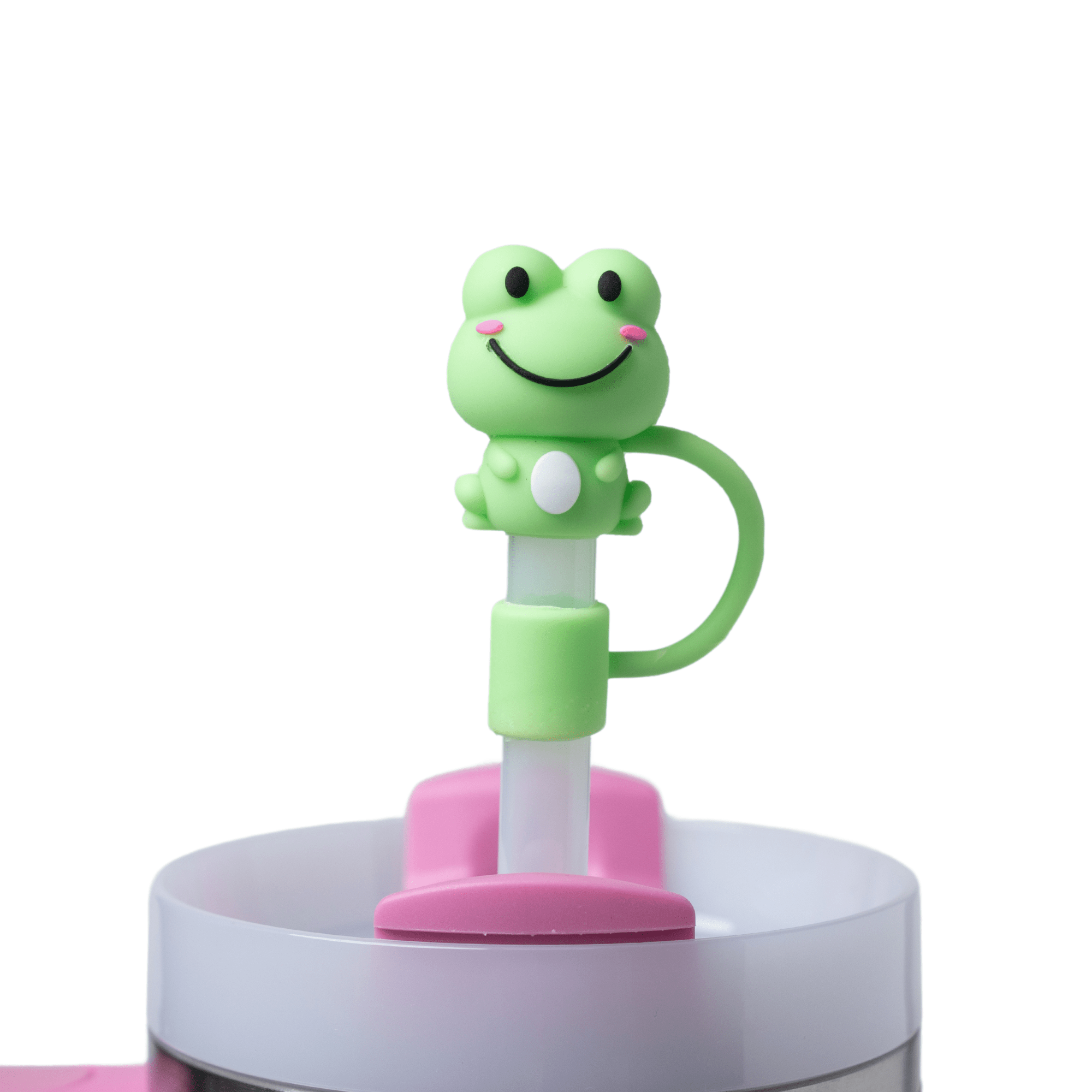 Frog Straw Topper | | CharCharms Accessories