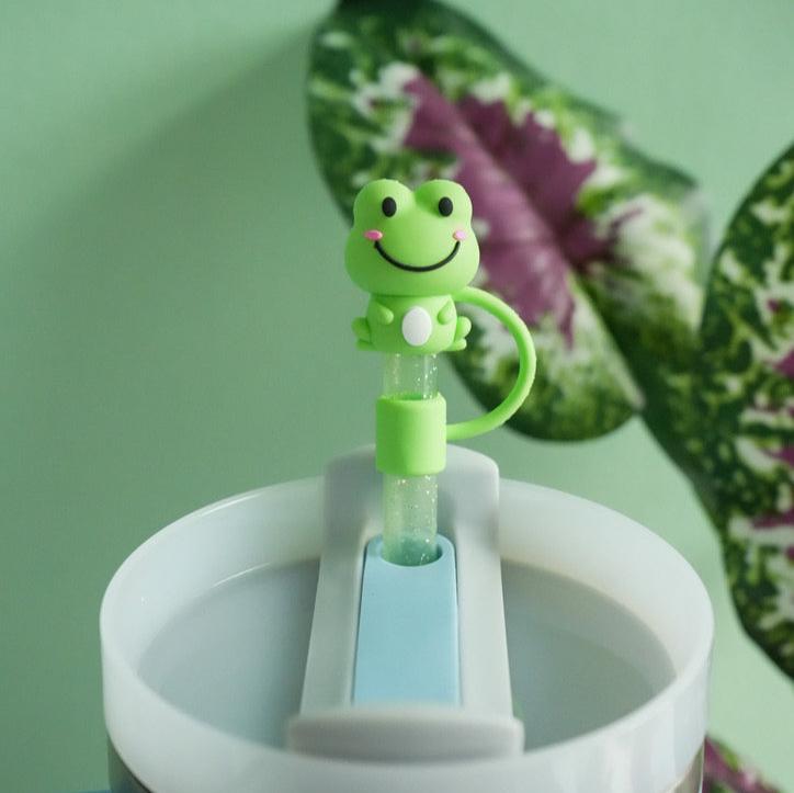 Frog Straw Topper | | CharCharms Accessories
