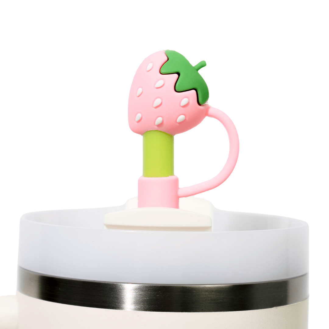 Fruity Fun 4 - Pack Straw Toppers | | CharCharms Accessories